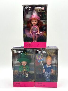 Lot Of 3 WIZARD OF OZ MUNCHKIN DOLLS